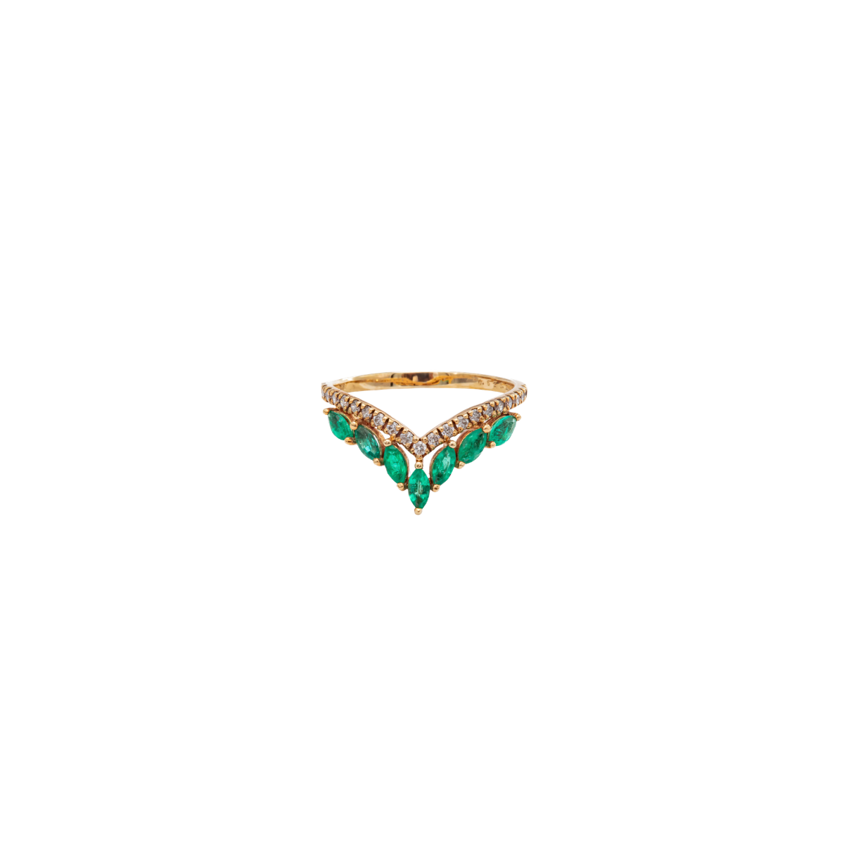 Anillo Verde Esmeralda
