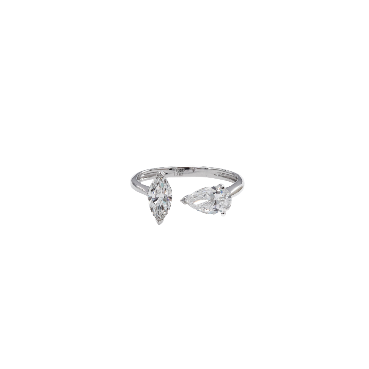 Anillo Two Stone