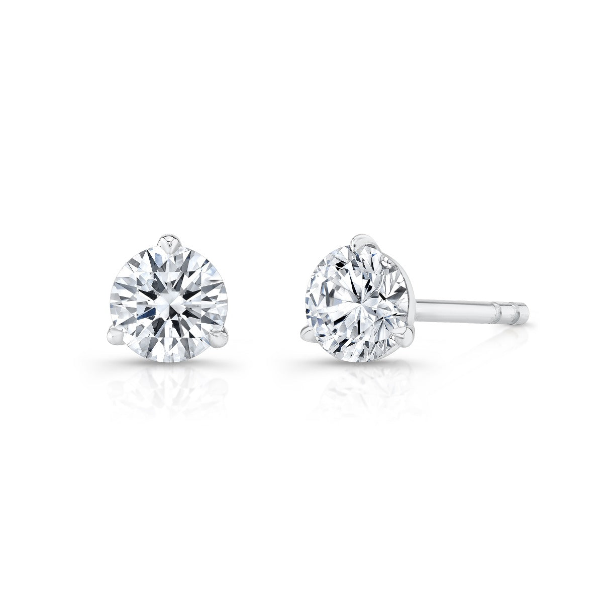 Moissanite Studs 4mm