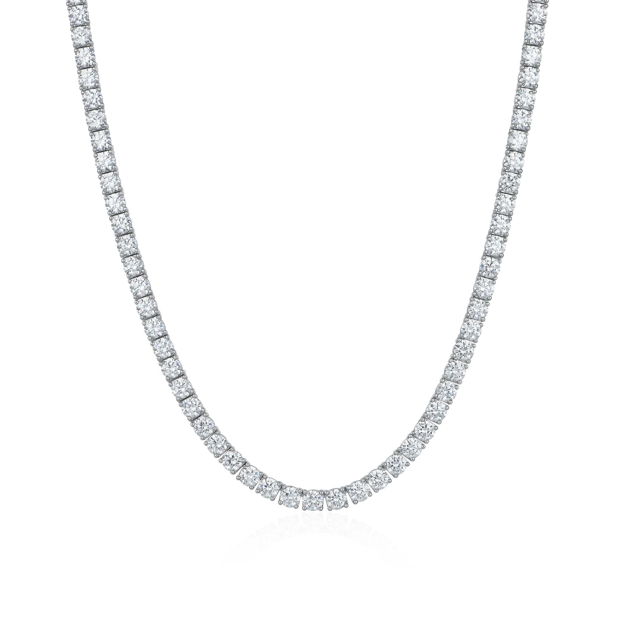 Moissanite Tennis Necklace