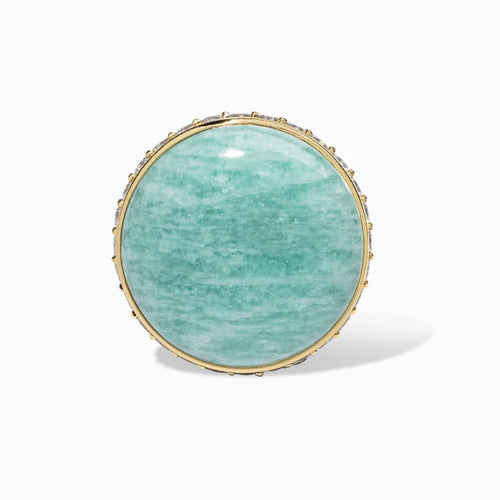 Anillo Statement Amazonite