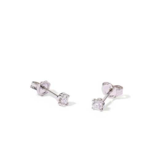 Zarcillos Studs Moissanite 1.5mm