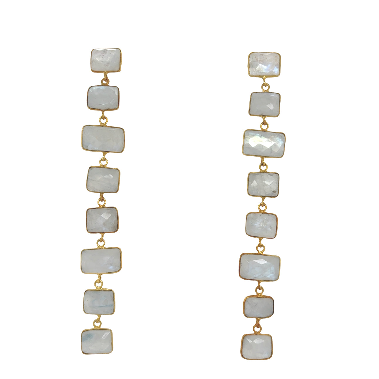 Zarcillos White Gauri