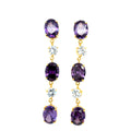 Purple Grape Earrings