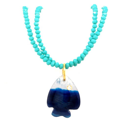 Collar Blue Fish