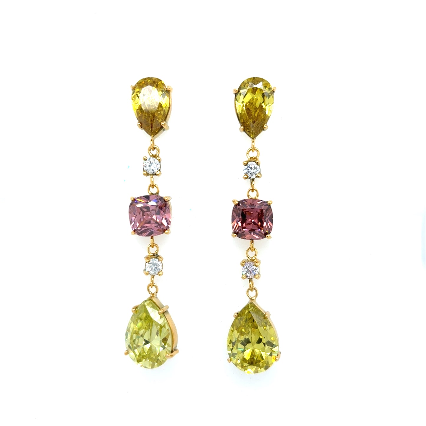 Zarcillos Strawberry Lime