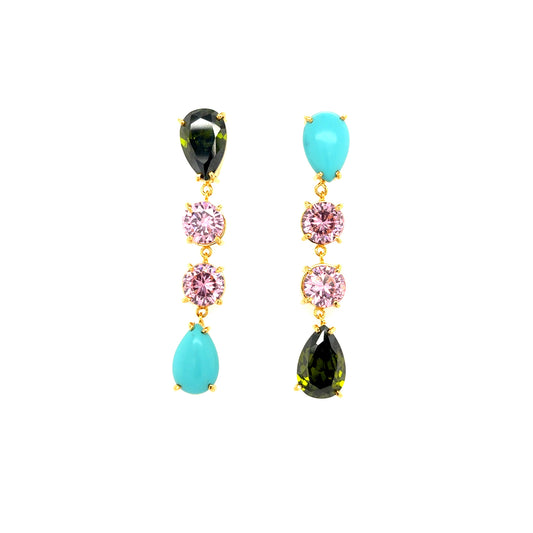 Zarcillos Pink Cosmo