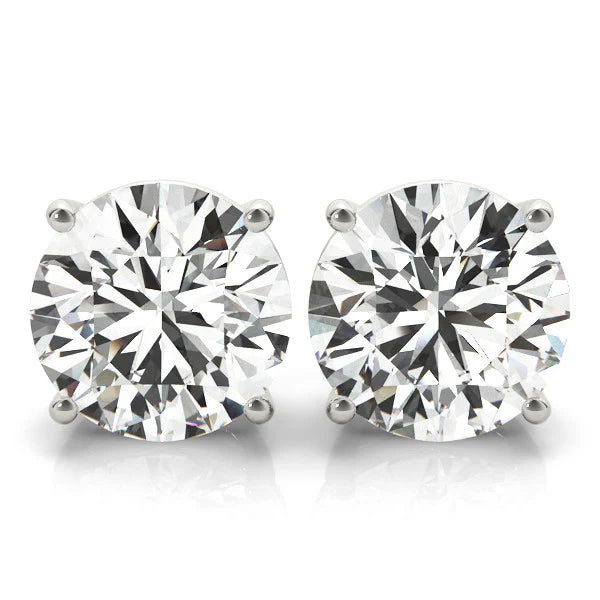Zarcillos Studs Moissanite 7.5mm