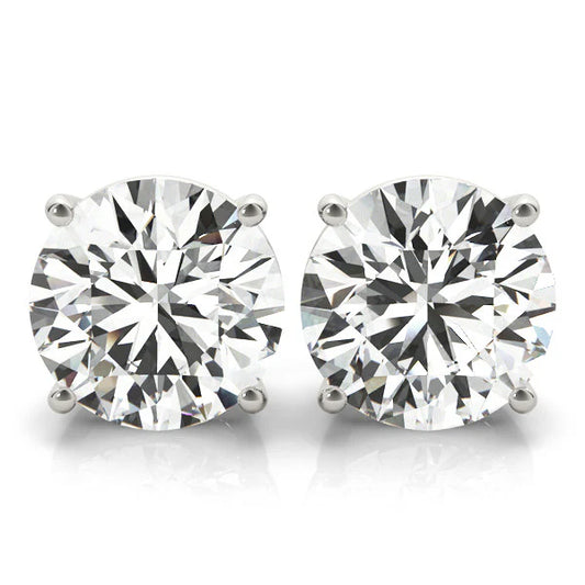 Zarcillos Studs Moissanite 7.5mm